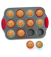 Molde para muffins,con tazas para muffins de silicona